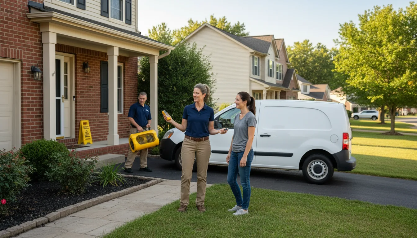 Residential water damage restoration in Peck, ID